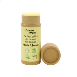 Parfum solide Vanille & Jasmin Comme Avant Comme Avant  dans votre magasin bio en ligne Etiketbio.eu