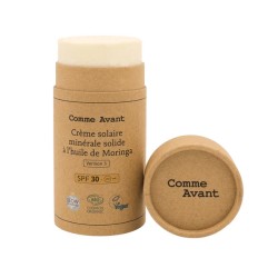 Crème solaire minérale solide SPF30 Comme Avant Comme Avant  dans votre magasin bio en ligne Etiketbio.eu