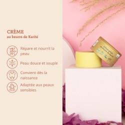 Crème solide beurre de karité 50g Comme Avant Comme Avant  dans votre magasin bio en ligne Etiketbio.eu