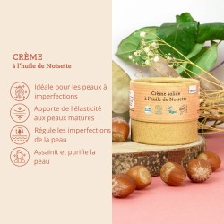 Crème solide noisette 50g Comme Avant Comme Avant  dans votre magasin bio en ligne Etiketbio.eu
