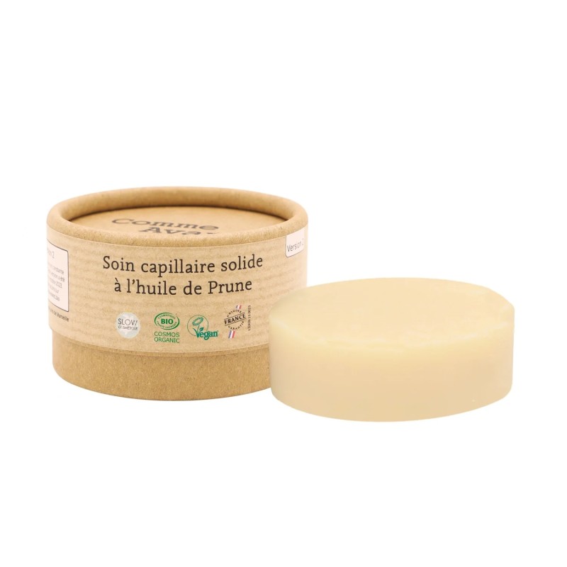 Soin capillaire solide prune 50g Comme Avant Comme Avant dans votre magasin bio en ligne Etiketbio.eu Soin capillaire solide prune 50g Comme Avant Comme Avant dans votre magasin bio en ligne Etiketbio.eu