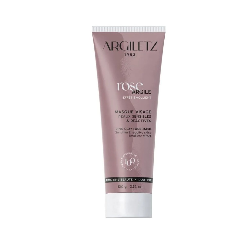 Masque Argile Rose 100ml Argiletz Argiletz  dans votre magasin bio en ligne Etiketbio.eu