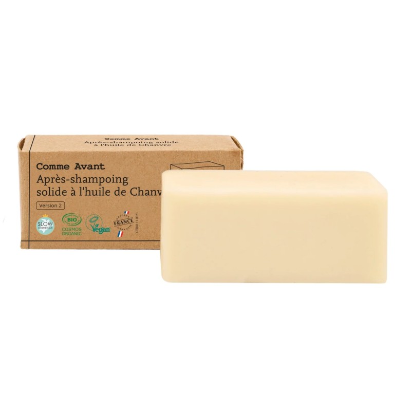 Après-shampoing solide chanvre 45g Comme Avant Comme Avant  dans votre magasin bio en ligne Etiketbio.eu