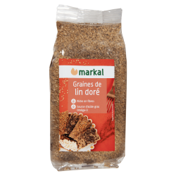 Graines de lin doree 250g Markal  dans votre magasin bio en ligne Etiketbio.eu