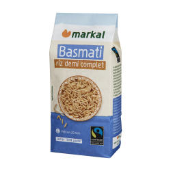 Riz basmati 1/2 complet 500g Markal  dans votre magasin bio en ligne Etiketbio.eu