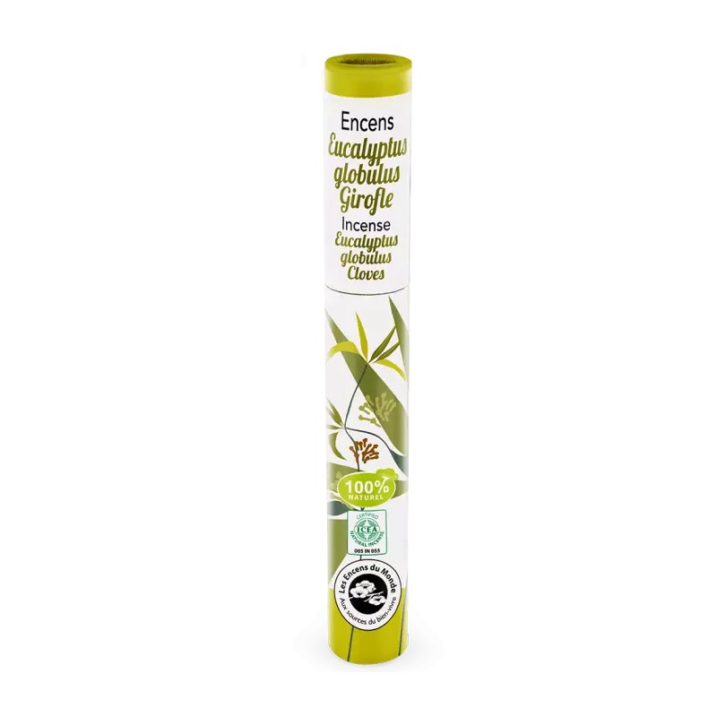 Encens Végétal Eucalyptus Girofle – Les Encens du Monde Les encens du monde  dans votre magasin bio en ligne Etiketbio.eu