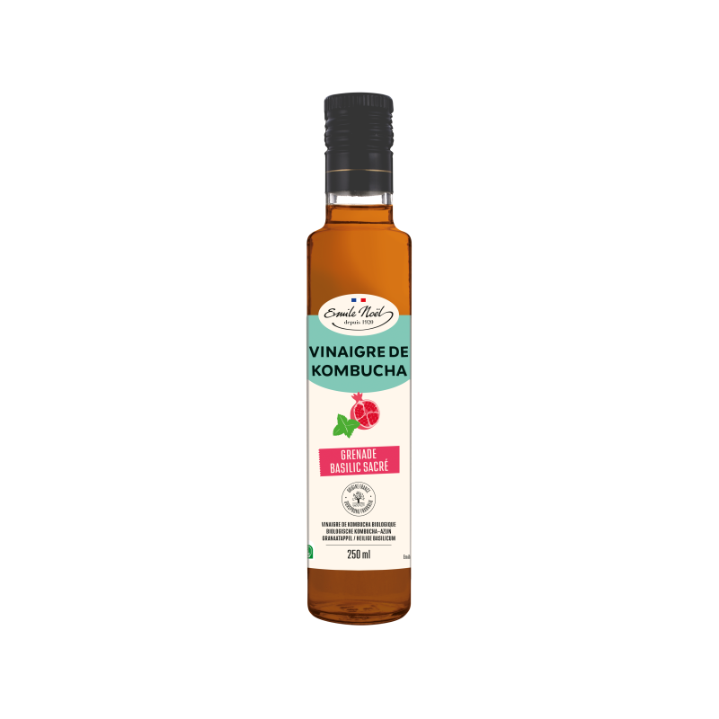 Vinaigre Kombucha Grenade Basilic 25cl – Emile Noël Emile Noël dans votre magasin bio en ligne Etiketbio.eu Vinaigre Kombucha Grenade Basilic 25cl – Emile Noël Emile Noël dans votre magasin bio en ligne Etiketbio.eu