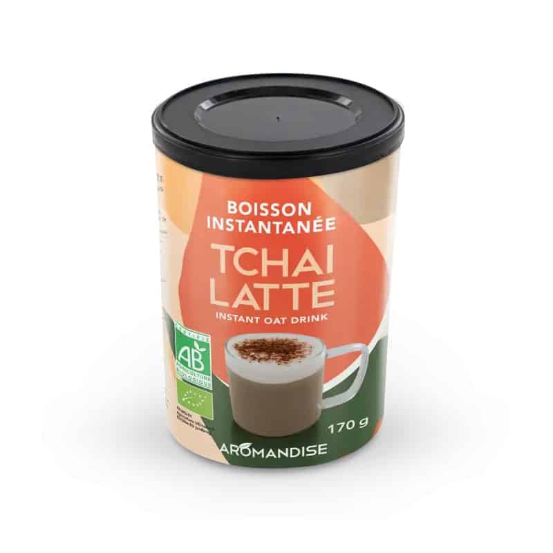Tchaï latte avoine 170 g – Aromandise Aromandise  dans votre magasin bio en ligne Etiketbio.eu