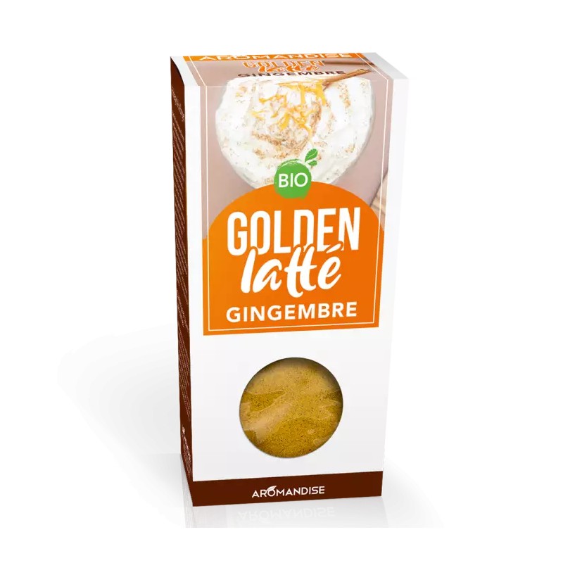 Curcuma Latte Gingembre 60g Aromandise Aromandise  dans votre magasin bio en ligne Etiketbio.eu