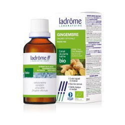 Teinture Mère Gingembre Bio 50ml – Ladrôme Ladrôme  dans votre magasin bio en ligne Etiketbio.eu