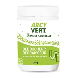 Déboucheur enzymatique poudre 250g Arcy Vert Arcy Vert  dans votre magasin bio en ligne Etiketbio.eu