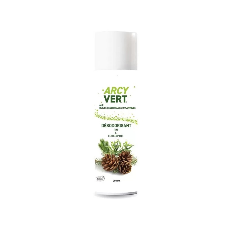 Désodorisant Pin Eucalyptus 200ml Arcy Vert Arcy Vert dans votre magasin bio en ligne Etiketbio.eu Désodorisant Pin Eucalyptus 200ml Arcy Vert Arcy Vert dans votre magasin bio en ligne Etiketbio.eu