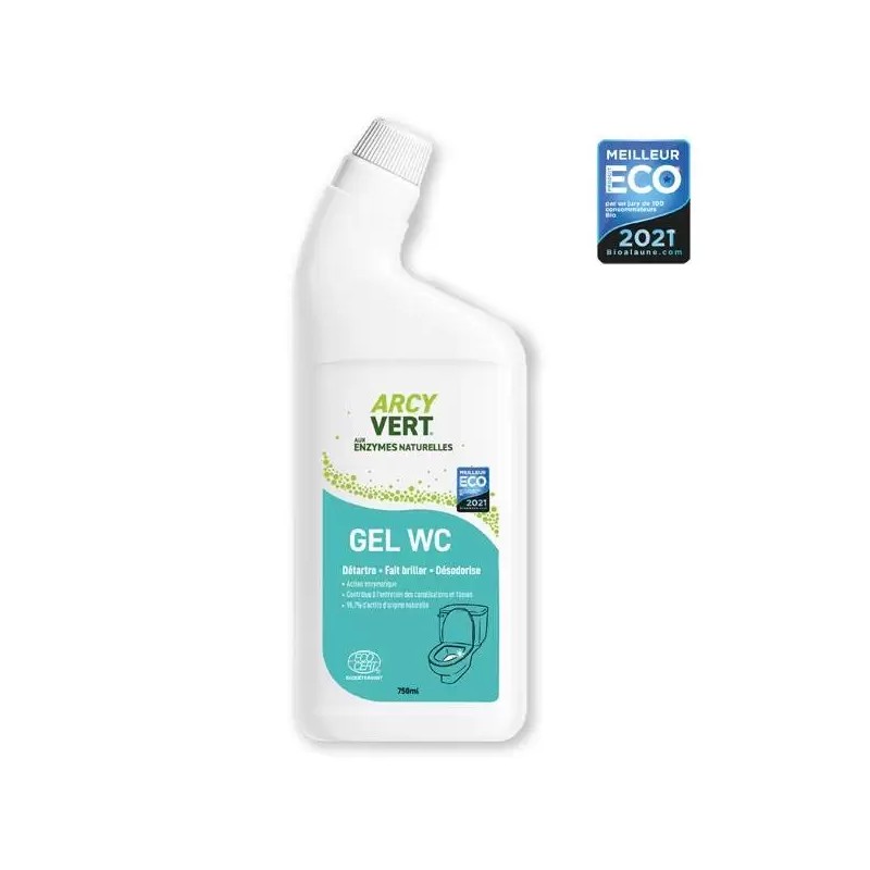 Gel WC enzymatique 750ml Arcy Vert Arcy Vert  dans votre magasin bio en ligne Etiketbio.eu