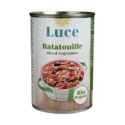 Ratatouille bio 375g Luce Luce  dans votre magasin bio en ligne Etiketbio.eu