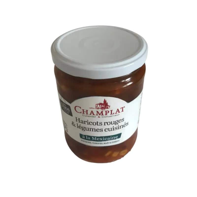 Haricots rouges mexicains 520g Champlat RESERVE DE CHAMPLAT  dans votre magasin bio en ligne Etiketbio.eu