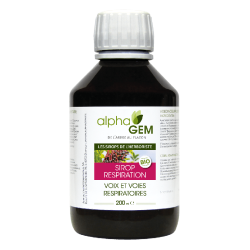 Sirop Respiration Bio 200ml – Alphagem Alphagem  dans votre magasin bio en ligne Etiketbio.eu