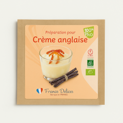 Crème Anglaise Bio 30g – France Délices France Délice  dans votre magasin bio en ligne Etiketbio.eu
