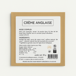 Crème Anglaise Bio 30g – France Délices France Délice  dans votre magasin bio en ligne Etiketbio.eu
