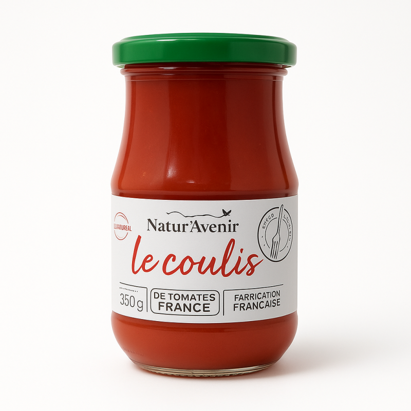 Coulis de Tomates Bio 350g – Natur’Avenir NATURAVENIR  dans votre magasin bio en ligne Etiketbio.eu