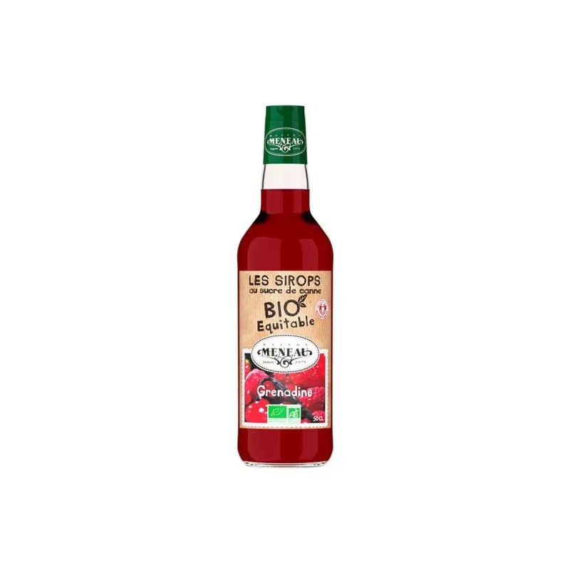 Sirop de Grenadine Bio 50cl – Meneau MENEAU  dans votre magasin bio en ligne Etiketbio.eu