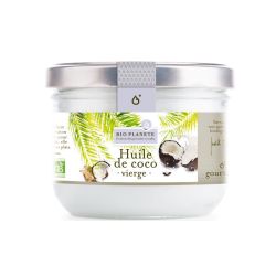 Huile de coco vierge 200ml - Bioplanète Bio Planète  dans votre magasin bio en ligne Etiketbio.eu