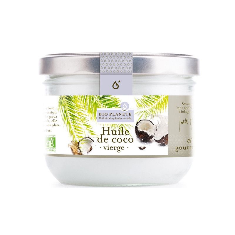 Huile de coco vierge 200ml - Bioplanète Bio Planète dans votre magasin bio en ligne Etiketbio.eu Huile de coco vierge 200ml - Bioplanète Bio Planète dans votre magasin bio en ligne Etiketbio.eu