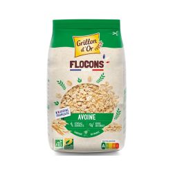 Flocons d’Avoine Gros Bio 500g – Grillon d’Or