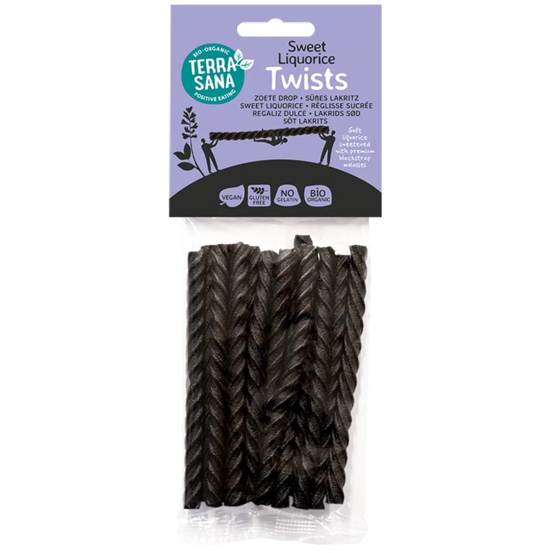 Reglisse twist 100g TerraSana  dans votre magasin bio en ligne Etiketbio.eu