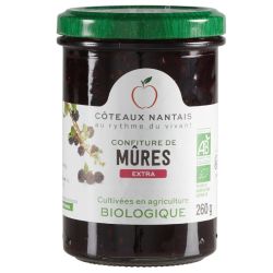 Confiture de Mûre Extra 260g Coteaux Nantais Coteaux Nantais dans votre magasin bio en ligne Etiketbio.eu