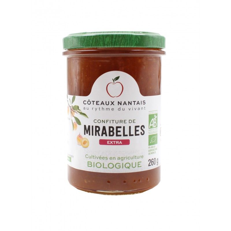 Confiture de Mirabelles 260g Coteaux Nantais Coteaux Nantais  dans votre magasin bio en ligne Etiketbio.eu
