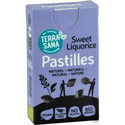 Réglisse Pastilles Nature 25g Terrasana