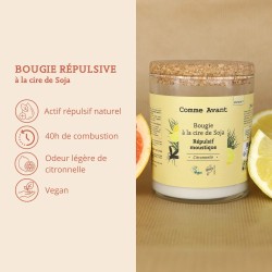 Bougie Anti-Moustique 190g Comme Avant Comme Avant  dans votre magasin bio en ligne Etiketbio.eu