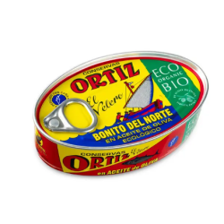 Thon Blanc Germon Huile d’Olive 112g Ortiz Ortiz  dans votre magasin bio en ligne Etiketbio.eu