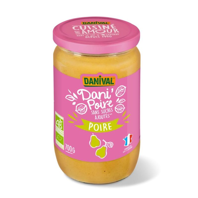 Dani’Pom 100% Poire 700g Danival Danival dans votre magasin bio en ligne Etiketbio.eu Dani’Pom 100% Poire 700g Danival Danival dans votre magasin bio en ligne Etiketbio.eu