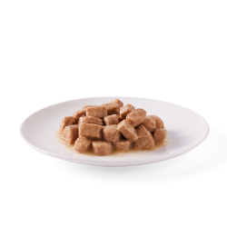 Bouchées Poulet Ortie Tomates Chat 405g Yarrah Yarrah  dans votre magasin bio en ligne Etiketbio.eu