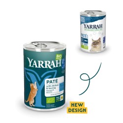 Yarrah Boîte Poisson Bio Chat 400 g Yarrah  dans votre magasin bio en ligne Etiketbio.eu