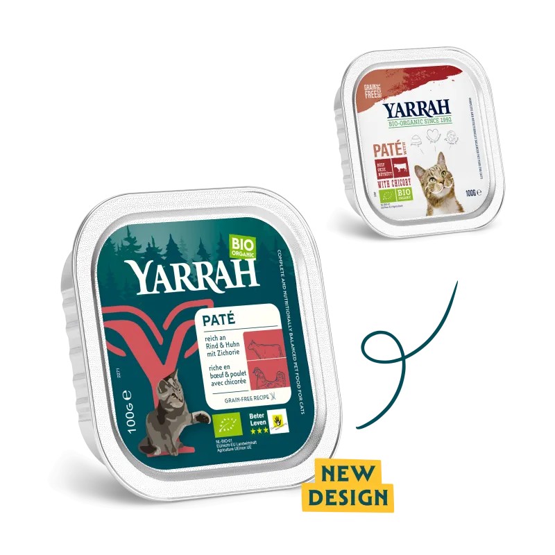 Yarrah Barquette Bœuf Poulet Chicorée 100 g Yarrah  dans votre magasin bio en ligne Etiketbio.eu