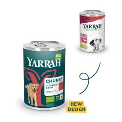 Yarrah Bouchées Bœuf Ortie Tomate Chien 405 g Yarrah  dans votre magasin bio en ligne Etiketbio.eu