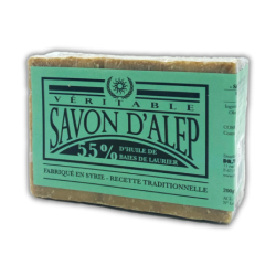 Savon d’Alep 55% Laurier 200 g Dr Theiss Dr. Theiss  dans votre magasin bio en ligne Etiketbio.eu