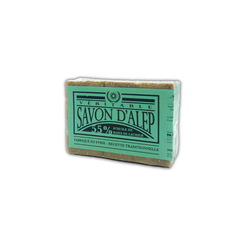 Savon d’Alep 55% Laurier 200 g Dr Theiss Dr. Theiss  dans votre magasin bio en ligne Etiketbio.eu