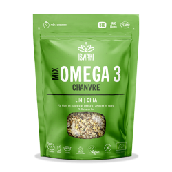 Mix Oméga 3 Chanvre & Graines 200 g Iswari Iswari  dans votre magasin bio en ligne Etiketbio.eu