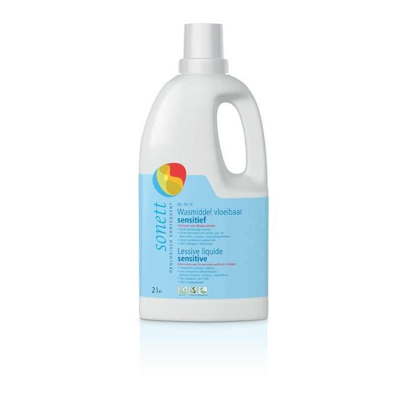 Lessive liquide sensitive 2l Sonett dans votre magasin bio en ligne Etiketbio.eu Lessive liquide sensitive 2l Sonett dans votre magasin bio en ligne Etiketbio.eu