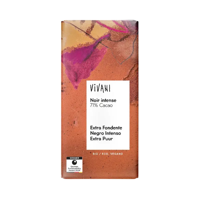 Chocolat Noir Intense 71% Cacao 80 g Vivani Vivani dans votre magasin bio en ligne Etiketbio.eu Chocolat Noir Intense 71% Cacao 80 g Vivani Vivani dans votre magasin bio en ligne Etiketbio.eu
