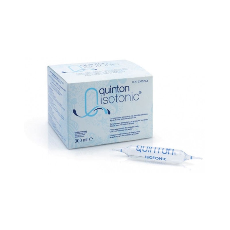 Quinton isotonique 30 ampoules Quinton  dans votre magasin bio en ligne Etiketbio.eu