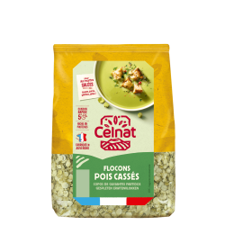 Flocons de pois casses 350 g Celnat  dans votre magasin bio en ligne Etiketbio.eu