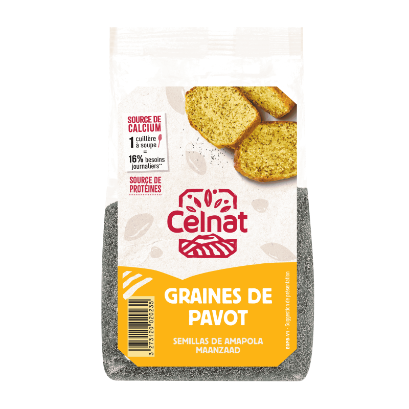 Graines de pavot 250g Celnat  dans votre magasin bio en ligne Etiketbio.eu Graines de pavot 250g Celnat  dans votre magasin bio en ligne Etiketbio.eu