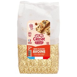 Gros flocons avoine 1kg Celnat  dans votre magasin bio en ligne Etiketbio.eu