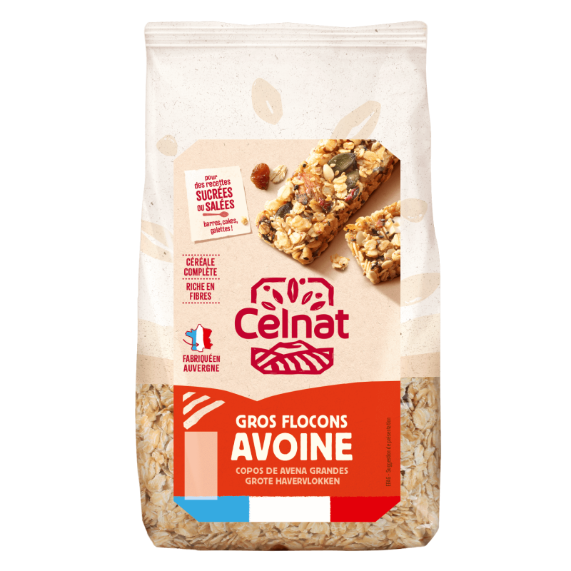 Flocons avoine gros 500 g – Celnat Celnat  dans votre magasin bio en ligne Etiketbio.eu Flocons avoine gros 500 g – Celnat Celnat  dans votre magasin bio en ligne Etiketbio.eu