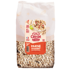 Muesli etudiant 1kg Celnat Celnat  dans votre magasin bio en ligne Etiketbio.eu