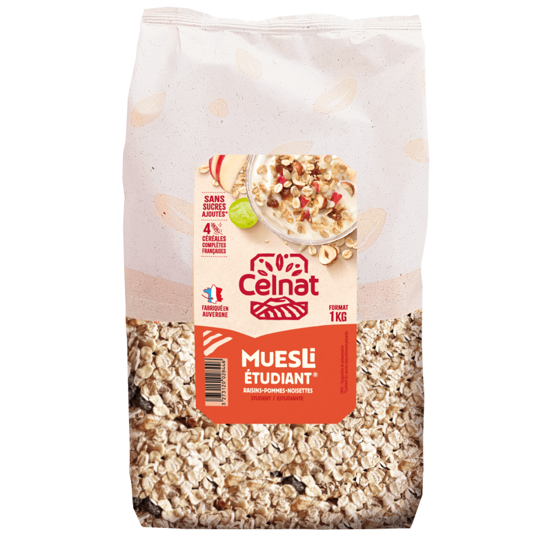 Muesli etudiant 1kg Celnat Celnat dans votre magasin bio en ligne Etiketbio.eu Muesli etudiant 1kg Celnat Celnat dans votre magasin bio en ligne Etiketbio.eu